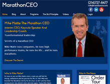 Tablet Screenshot of marathonceo.com